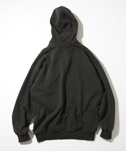 NAUTICA / 刷舊 雙向拉鍊帽衫