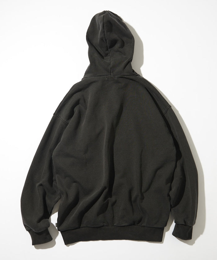 NAUTICA / 刷舊 雙向拉鍊帽衫