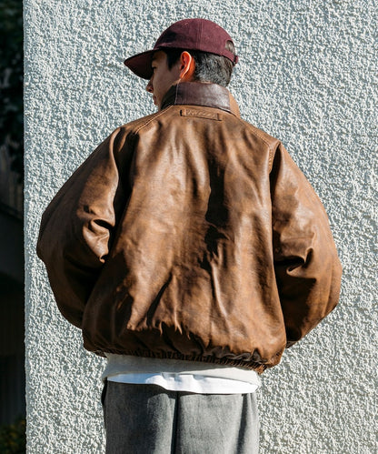 NAUTICA / 異材質雙面穿短版中綿外套