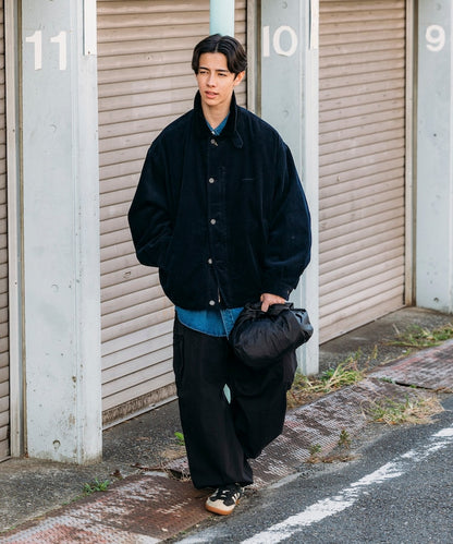 NAUTICA / 短版燈芯絨立領外套