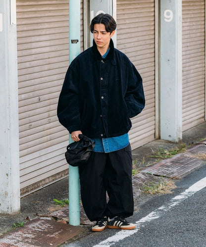 NAUTICA / 短版燈芯絨立領外套