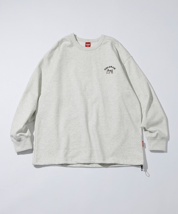 Coleman×matsui×FREAK'S STORE / 露營圖案 抽繩 圓領衫