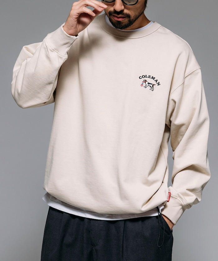 Coleman×matsui×FREAK'S STORE / 露營圖案 抽繩 圓領衫