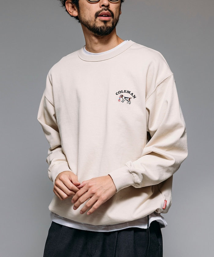 Coleman×matsui×FREAK'S STORE / 露營圖案 抽繩 圓領衫