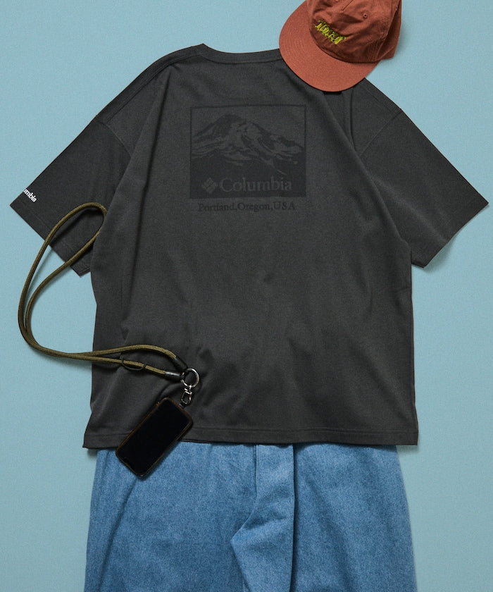 COLUMBIA x FREAK’S STORE / 背面印花 短袖T恤