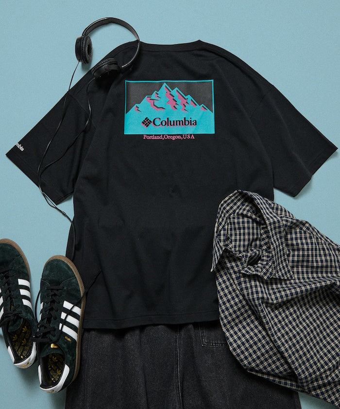 COLUMBIA x FREAK’S STORE / 背面印花 短袖T恤