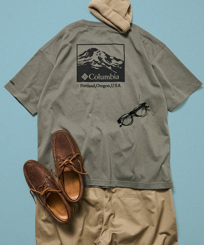 COLUMBIA x FREAK’S STORE / 背面印花 短袖T恤