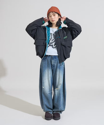 Foxfire × FREAK'S STORE／女裝 短版工裝尼龍外套 （日本聯名限定）