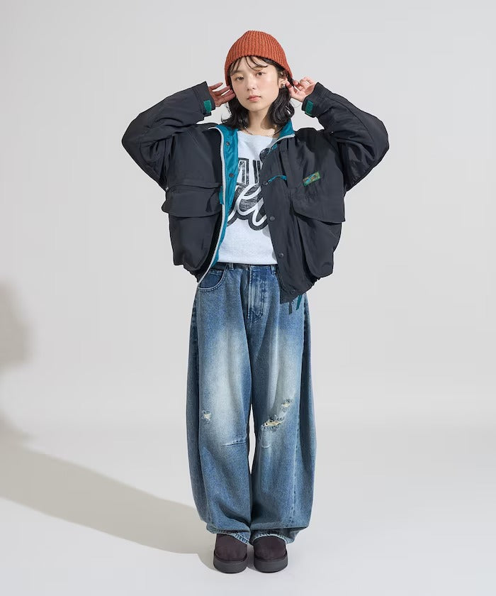 Foxfire × FREAK'S STORE／女裝 短版工裝尼龍外套 （日本聯名限定）