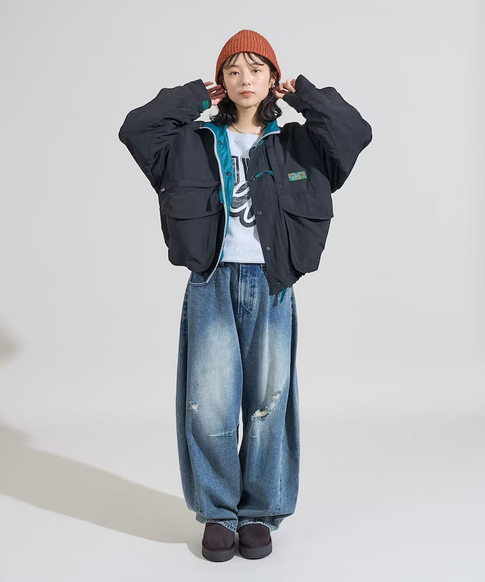 Foxfire × FREAK'S STORE／女裝 短版工裝尼龍外套 （日本聯名限定）