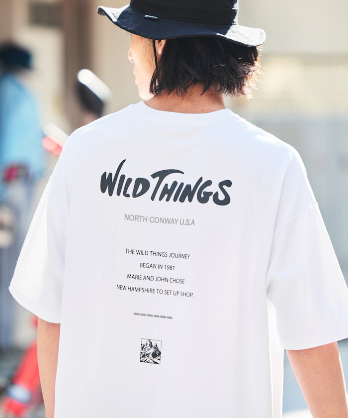 WILD THINGS × FREAK'S STORE / 背面反光 短袖T恤