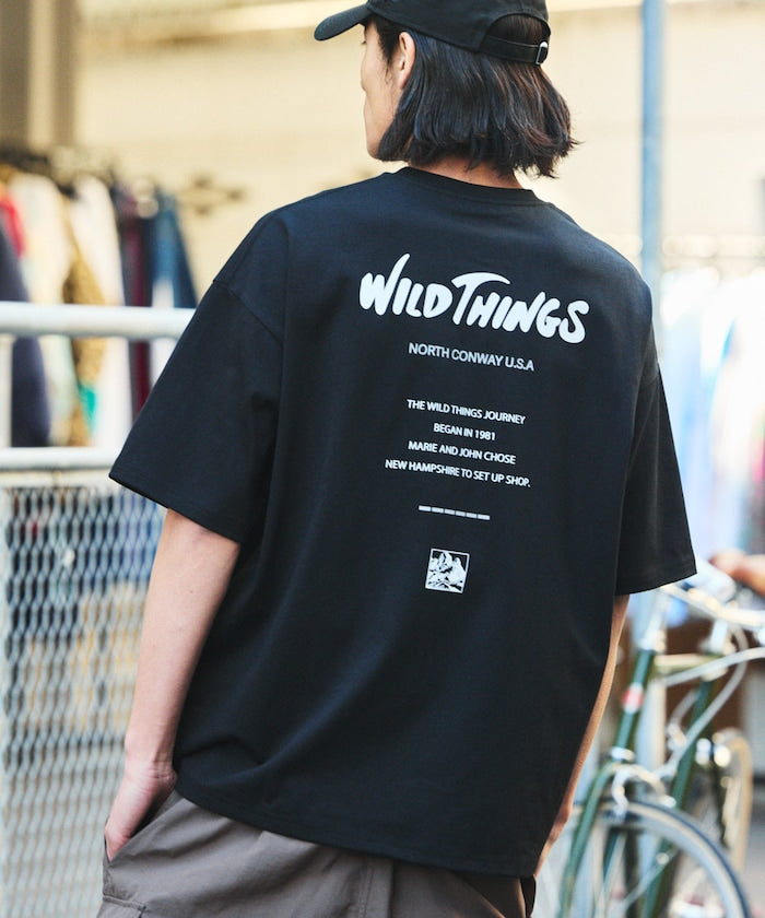WILD THINGS × FREAK'S STORE / 背面反光 短袖T恤