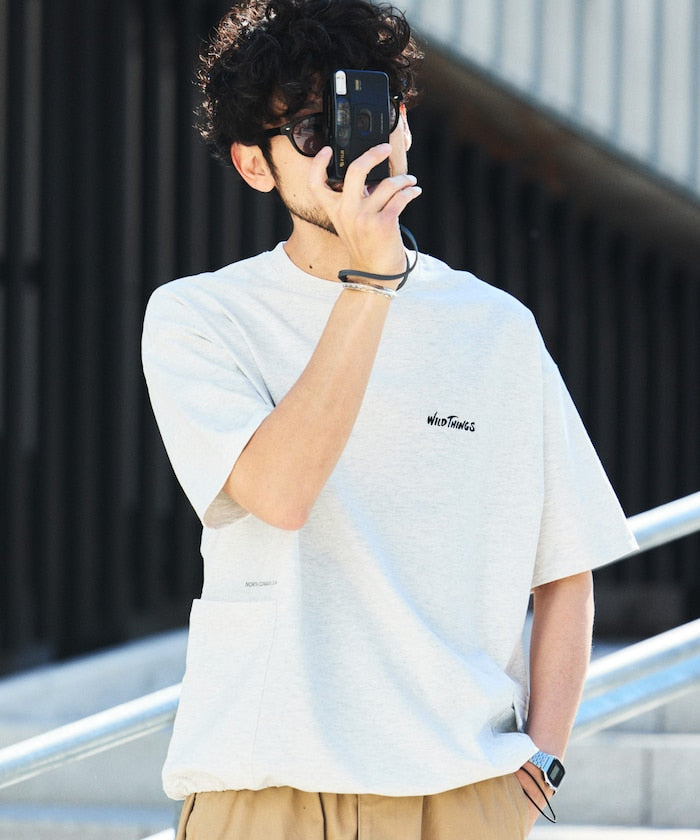 WILD THINGS × FREAK'S STORE / 側口袋 短袖T恤