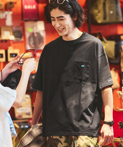 KAVU × FREAK'S STORE / 刺繡口袋短袖T恤