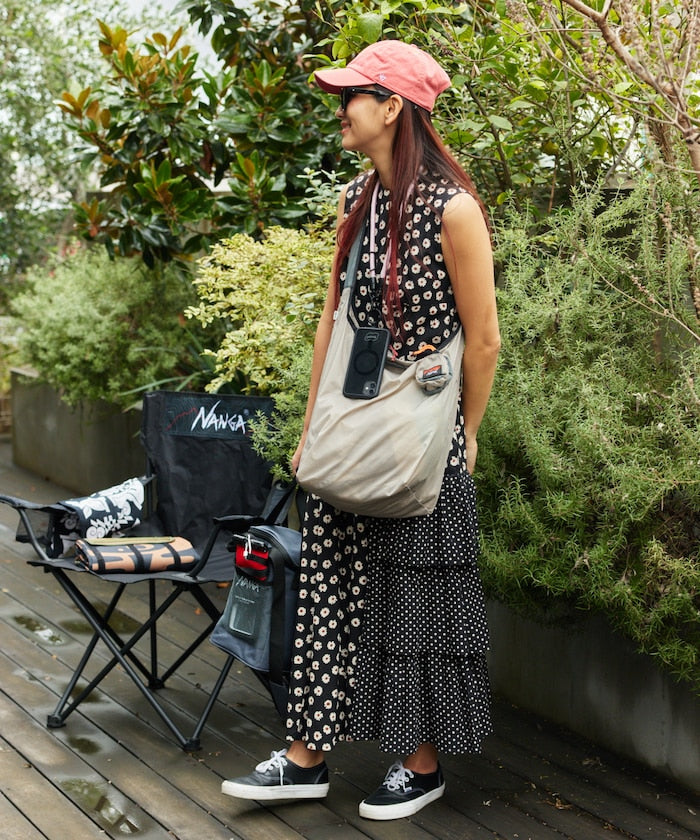 NANGA × FREAK’S STORE / 別注 POCKETABLE SHOULDER BAG 別注 輕量可收納斜背包