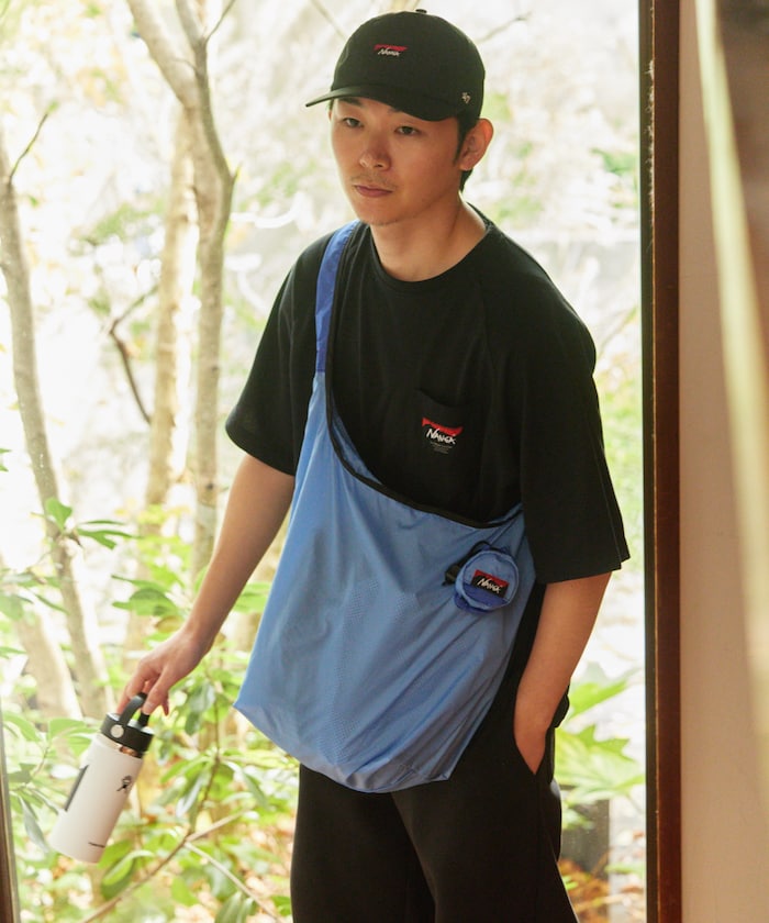 NANGA × FREAK’S STORE / 別注 POCKETABLE SHOULDER BAG 別注 輕量可收納斜背包