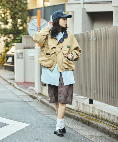 Foxfire × FREAK'S STORE／女裝 短版工裝尼龍外套 （日本聯名限定）
