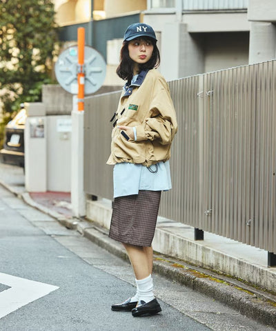 Foxfire × FREAK'S STORE／女裝 短版工裝尼龍外套 （日本聯名限定）