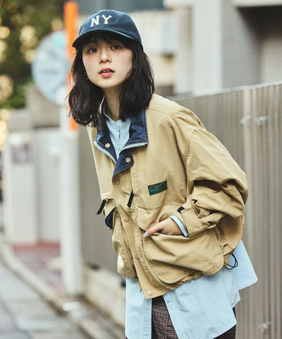 Foxfire × FREAK'S STORE／女裝 短版工裝尼龍外套 （日本聯名限定）