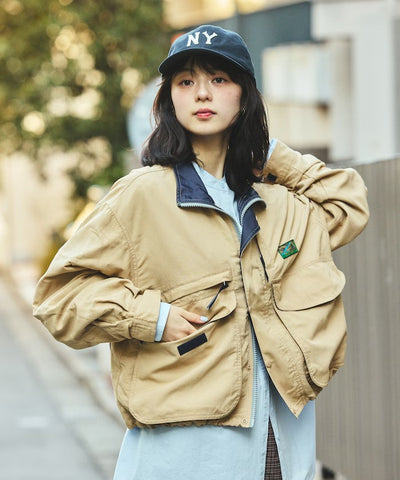 Foxfire × FREAK'S STORE／女裝 短版工裝尼龍外套 （日本聯名限定）
