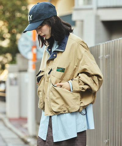 Foxfire × FREAK'S STORE／女裝 短版工裝尼龍外套 （日本聯名限定）