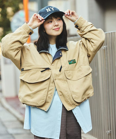 Foxfire × FREAK'S STORE／女裝 短版工裝尼龍外套 （日本聯名限定）