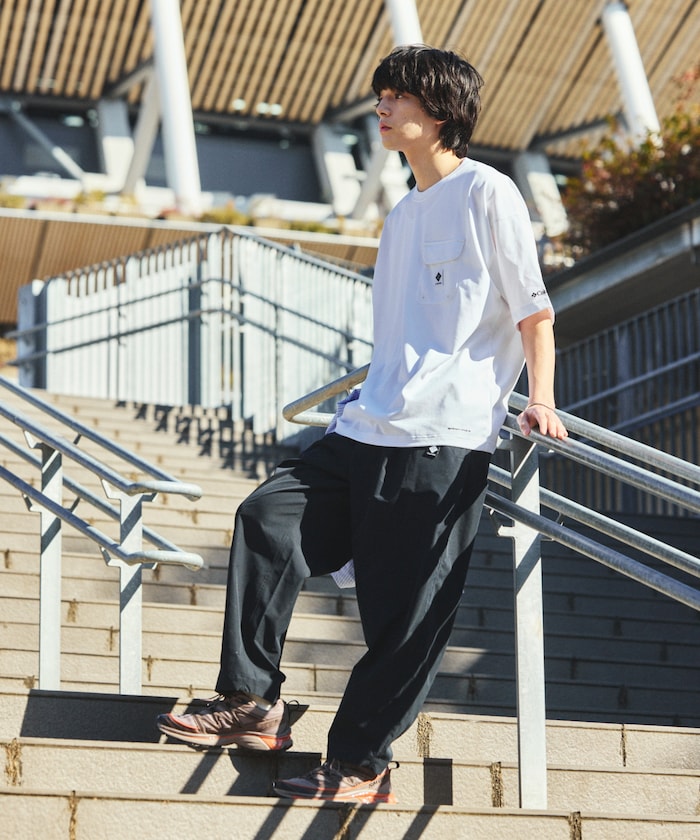 COLUMBIA x FREAK’S STORE / 機能 口袋 短袖T恤