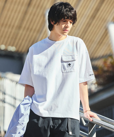 COLUMBIA x FREAK’S STORE / 機能 口袋 短袖T恤