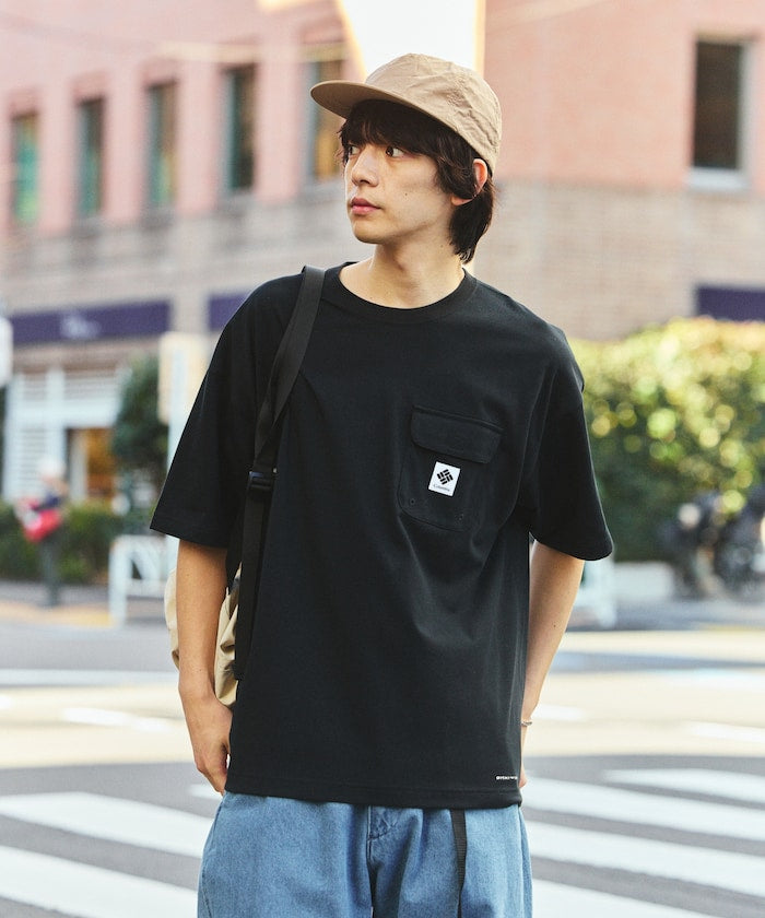COLUMBIA x FREAK’S STORE / 機能 口袋 短袖T恤