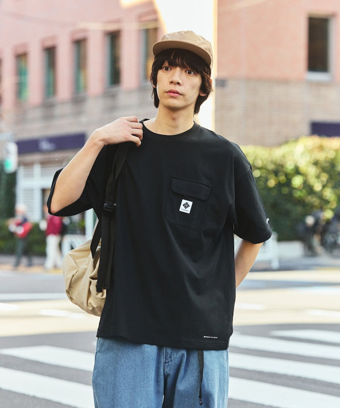 COLUMBIA x FREAK’S STORE / 機能 口袋 短袖T恤