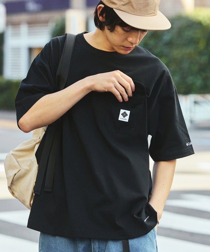 COLUMBIA x FREAK’S STORE / 機能 口袋 短袖T恤