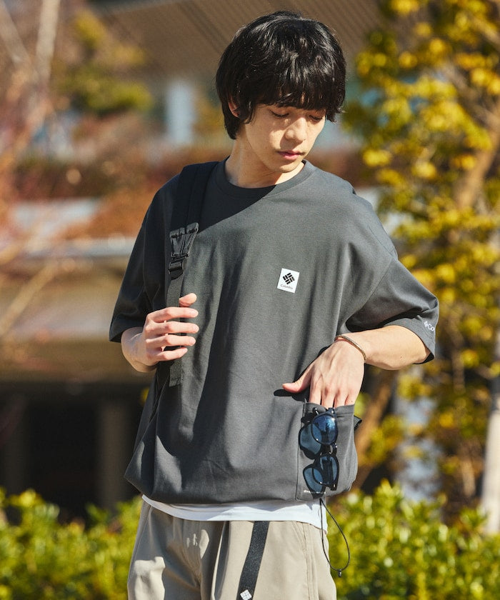 COLUMBIA x FREAK’S STORE / 別注 側口袋 短袖T恤