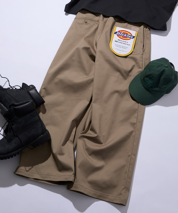 DICKIES x FREAK’S STORE / 交叉打摺工裝長褲