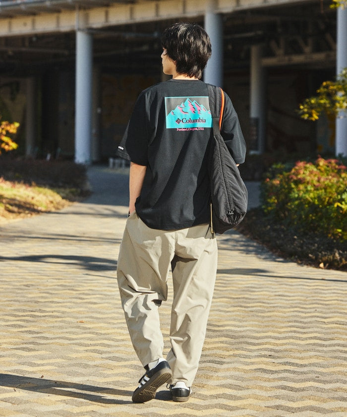 COLUMBIA x FREAK’S STORE / 背面印花 短袖T恤