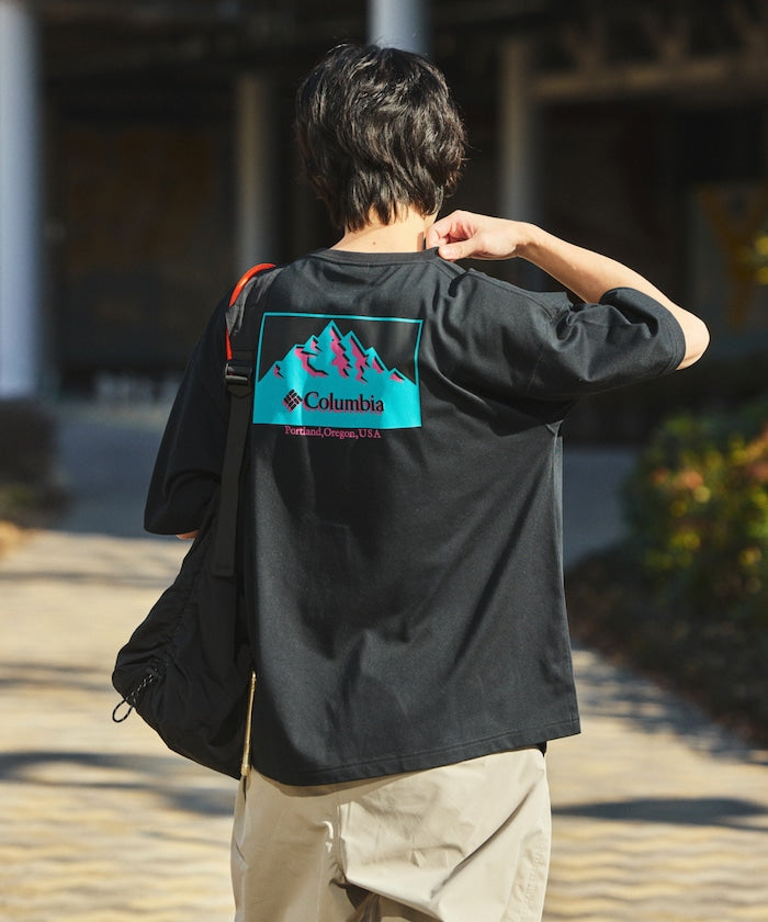 COLUMBIA x FREAK’S STORE / 背面印花 短袖T恤