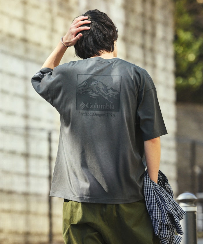 COLUMBIA x FREAK’S STORE / 背面印花 短袖T恤