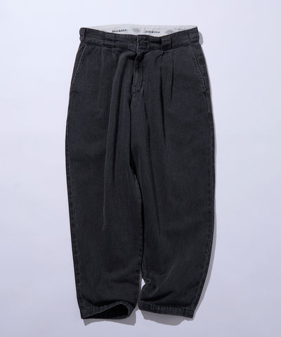 Dickies×FREAK'S STORE / 雙褶錐形工裝長褲