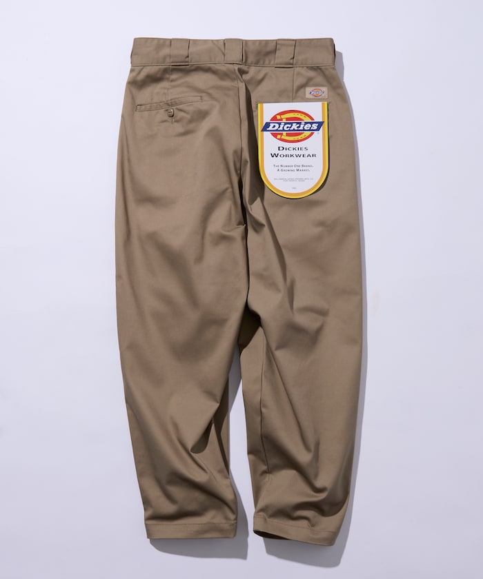Dickies×FREAK'S STORE / 雙褶錐形工裝長褲