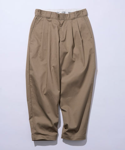 Dickies×FREAK'S STORE / 雙褶錐形工裝長褲