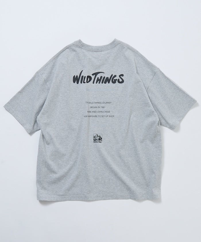 WILD THINGS × FREAK'S STORE / 背面反光 短袖T恤