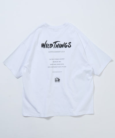 WILD THINGS × FREAK'S STORE / 背面反光 短袖T恤
