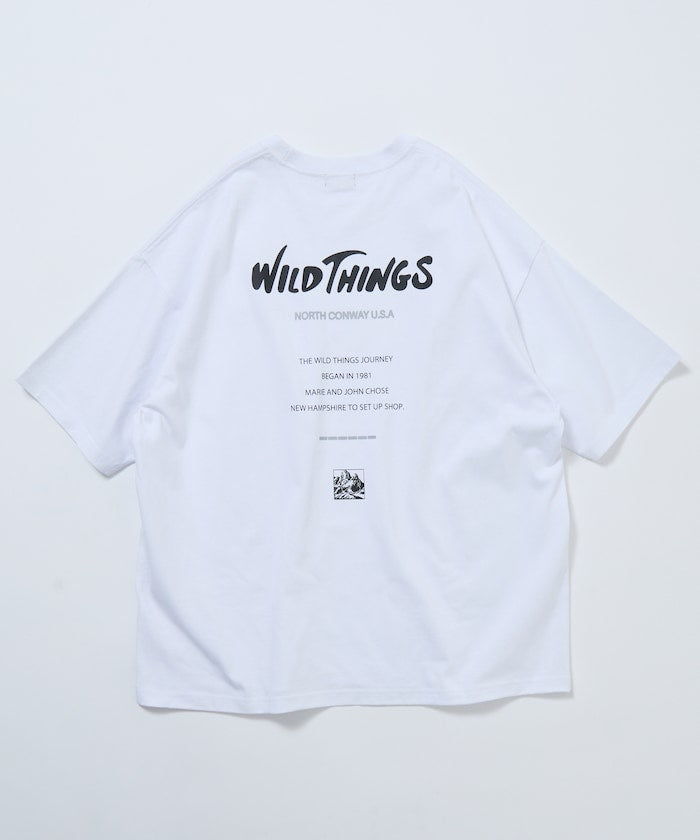 WILD THINGS × FREAK'S STORE / 背面反光 短袖T恤