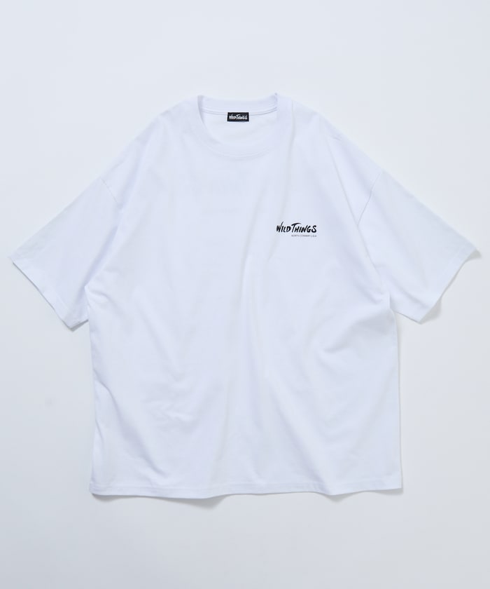 WILD THINGS × FREAK'S STORE / 背面反光 短袖T恤