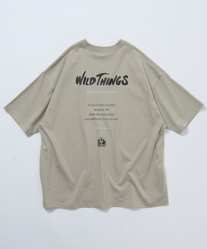 WILD THINGS × FREAK'S STORE / 背面反光 短袖T恤