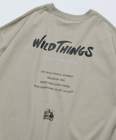 WILD THINGS × FREAK'S STORE / 背面反光 短袖T恤