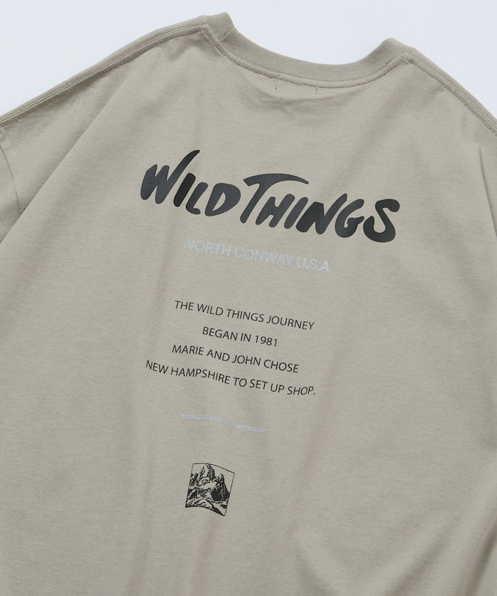 WILD THINGS × FREAK'S STORE / 背面反光 短袖T恤