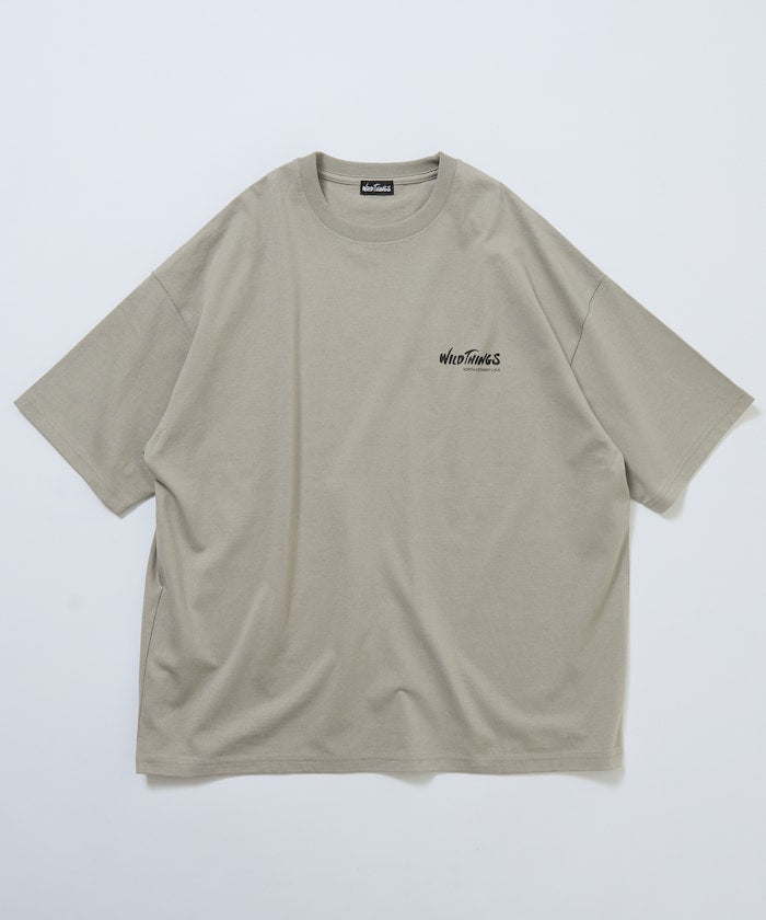 WILD THINGS × FREAK'S STORE / 背面反光 短袖T恤