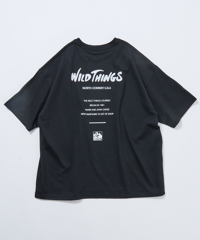 WILD THINGS × FREAK'S STORE / 背面反光 短袖T恤