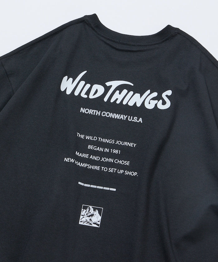WILD THINGS × FREAK'S STORE / 背面反光 短袖T恤