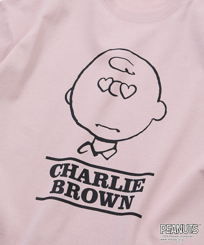 PEANUTS  x FREAK’S STORE / Heart Eye 圖案 短袖T恤